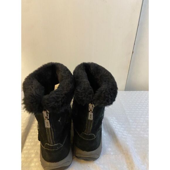 Khombu black snow boots size 7 - Picture 1 of 7